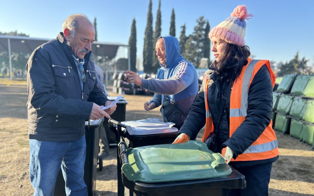 Entrega de contenedores del programa Hogares Sustentablesalcanzó a toda la planta urbana de San Jacinto