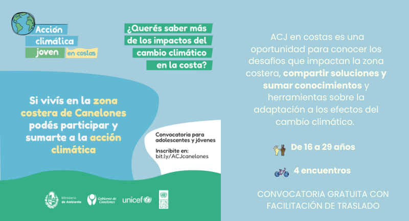 Inscripciones abiertas para los cursos de Acción Climática Jóven 2024