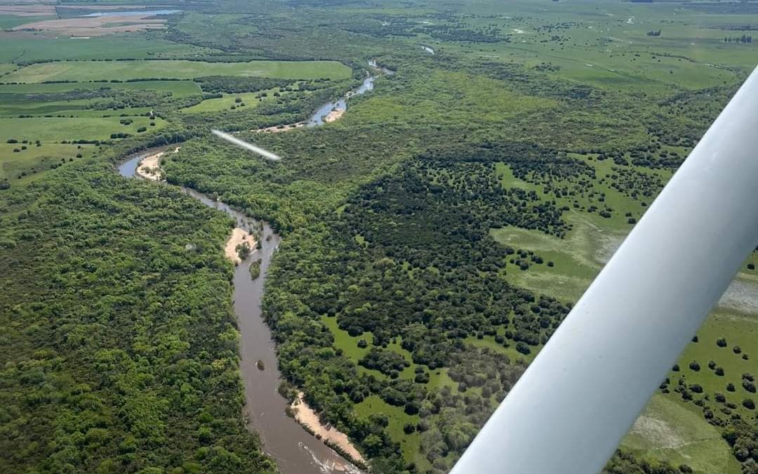 CANELONES CONTINÚA SOBREVOLANDO EL TERRITORIO REALIZANDO CONTROL Y VIGILANCIA AMBIENTAL